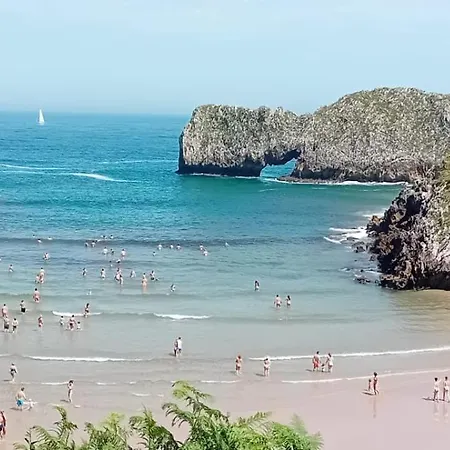 Ferienhaus Mirador Playa De Oyambre-vista Al Mar Y Jardin Canales (Cantabria)
